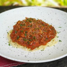 สปาเก็ตตี้โบโนเนสเนื้อดรายเอจ (Spaghetti Dry-aged Beef Bolognese) 230 กรัม จำนวน 3 เสิร์ฟ  ต่อ แพค 