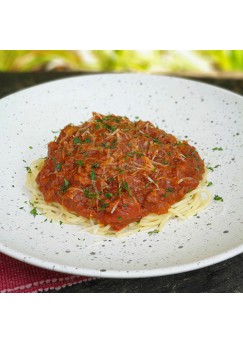 สปาเก็ตตี้โบโนเนสเนื้อดรายเอจ (Spaghetti Dry-aged Beef Bolognese) 230 กรัม จำนวน 3 เสิร์ฟ  ต่อ แพค 