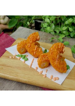 โดนัทกุ้งชีส (Cheesy Shrimp Doughnut) 10 ชิ้น ต่อ แพค