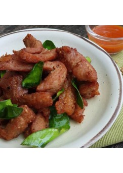 หมูหลบแดด (Fried Pork with Coriander Seed) 190 กรัม จำนวน 3 เสิร์ฟ ต่อ แพค