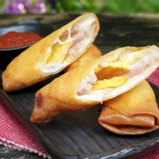 ปอเปี๊ยะแฮมชีส (Ham Cheese Rolls) 2 ชิ้น จำนวน 3 เสิร์ฟ ต่อ แพค 