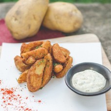 สไปซี่โปเตโต้เวจ (Spicy Potato Wedges) 190 กรัม จำนวน 3 เสิร์ฟ ต่อ แพค 