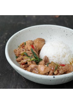 ไก่ผัดขี้เมา (Stir Fry Drunken Chicken) 180 กรัม จำนวน 3 เสิร์ฟ ต่อ แพค 