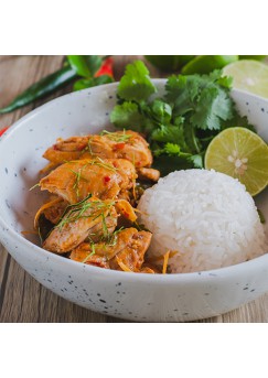 ต้มยำไก่ผัดแห้ง (Stir Fried Tom Yum Chicken) 160กรัม จำนวน 3 เสิร์ฟ ต่อ แพค 